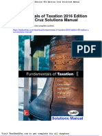 Full Download Fundamentals of Taxation 2016 Edition 9th Edition Cruz Solutions Manual