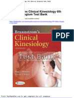 Full Download Brunnstroms Clinical Kinesiology 6th Edition Houglum Test Bank
