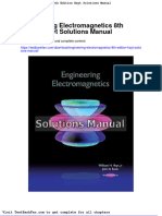 Full Download Engineering Electromagnetics 8th Edition Hayt Solutions Manual