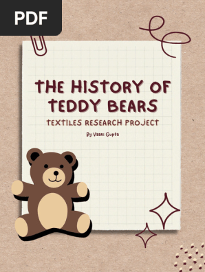 The history of teddy bears (1)