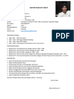 Daftar Riwayat Hidup