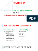 Presentation On Bridge: Wellcome To My Presentation