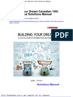 Full Download Building Your Dream Canadian 10th Edition Good Solutions Manual