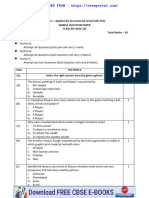 Cbse Class 12 Sample Paper 2022 23 Applied Art