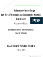 CDF Formulation and Solution Under Distortion