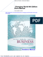 Full Download Business A Changing World 9th Edition Ferrell Solutions Manual