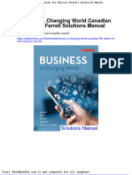 Full Download Business A Changing World Canadian 6th Edition Ferrell Solutions Manual