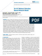 Dynamic Analysis For IoT Malware Detection With Convolution Neural Network Model