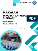 Makalah Tawuran Antar Pelajar - Fauzi Arizki