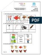 Summative Assessment 2 Evs 1