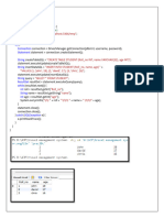 Database Connection Parameters