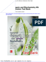 Full Download General Organic and Biochemistry 9th Edition Denniston Test Bank