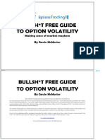 BULLSH - T FREE GUIDE TO OPTION VOLATILITY Making Sense of Market Mayhem. by Gavin McMaster - PDF
