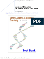 Full Download General Organic and Biological Chemistry 7th Edition Stoker Test Bank