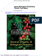 Full Download General Organic Biological Chemistry 2nd Edition Smith Test Bank