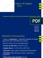 Dokumen - Tips - Europeaid Programmation Ue Algerie 2011 Programme Dappui A La Protection Et Valorisation Du Patrimoine Culturel