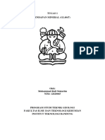Muhammad Rafi Makarim - Tugas 1 Endapan Mineral