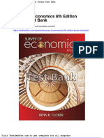 Full Download Survey of Economics 8th Edition Tucker Test Bank