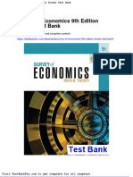 Full Download Survey of Economics 9th Edition Tucker Test Bank