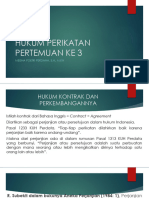 Hukum Perikatan (Pertemuan Ke 10)