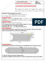 Evaluation de Mathématique: A B A B Ab Ab Ab