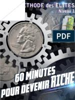 60 Minutes Pour Devenir Riche – La Methode Des Elites – Niveau 1