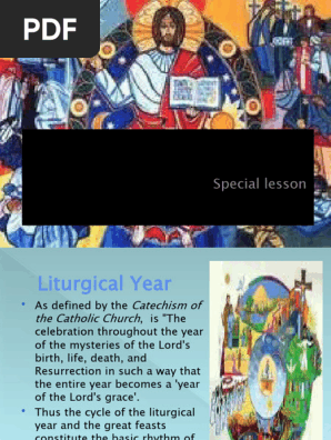 Liturgical Calendar