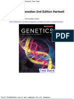 Full Download Genetics Canadian 2nd Edition Hartwell Test Bank