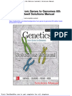 Full Download Genetics From Genes To Genomes 6th Edition Hartwell Solutions Manual