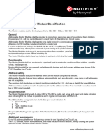 NOTIFIER Addressable Monitor Module Specification