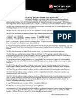 NOTIFIER FAASTLT Addressable High Sensitivity Aspirating Smoke Detection System Specification