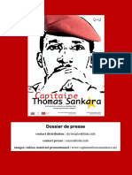 Capitaine Sankara Dossier Presse