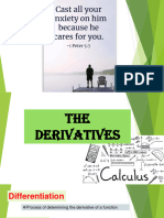 Math 11 Derivative of Algebraic Functions