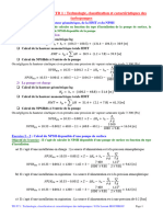 Correction Détaillée Théorie Des Pompes Année 2