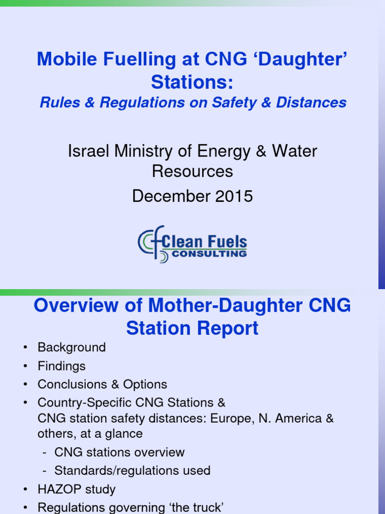 CNG Virtual Pipeline Safety Regulations | PDF | Liquefied Natural Gas ...