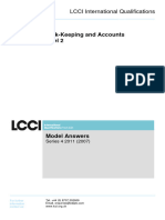 Book Keeping and Accounts Model Answer Series 2 2011