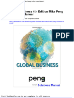 Full Download Global Business 4th Edition Mike Peng Solutions Manual