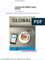 Full Download Global Business 4th Edition Peng Solutions Manual