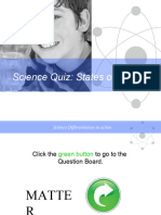 States of Matter Quiz