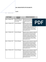 Jurnal Harian PPL PPG Observasi Dan Asistensi