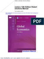 Full Download Global Economics 13th Edition Robert Carbaugh Solutions Manual