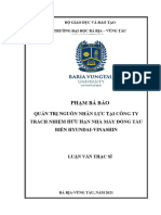 Luận Văn Thạc Sĩ Quản Trị Nguồn Nhân Lực Tại Công Ty Trách Nhiệm Hữu Hạn Nhà Máy Đóng Tàu Biển Hyundai-Vinashin