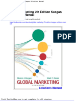 Full Download Global Marketing 7th Edition Keegan Solutions Manual
