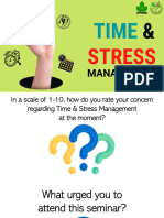 E Handouts Time Management & Stress Management - 2023