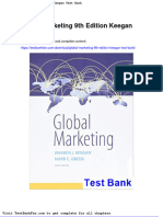 Full Download Global Marketing 9th Edition Keegan Test Bank