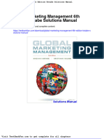 Full Download Global Marketing Management 6th Edition Kotabe Solutions Manual