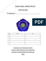 Format Laporan Praktikum Histologi