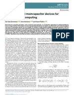 Energy-Efficient Memcapacitor Devices For Neuromorphic Computing