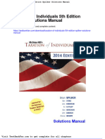 Full Download Taxation of Individuals 5th Edition Spilker Solutions Manual