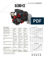 Volvo Penta Aquamatic: Technical Data